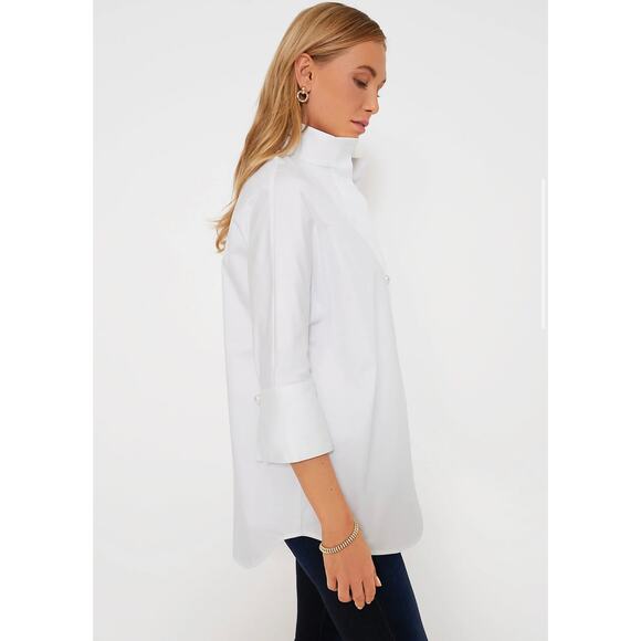 Tuckernuck White/Blanc Willow Blouse NWT size XXS - Picture 3 of 10